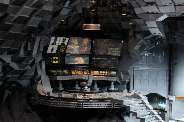 biggest lego batcave