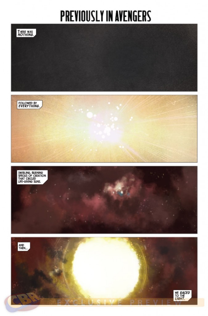 prv14395 pg9 674x1024 Marvel Comics   Avengers #1 (Preview & Video)