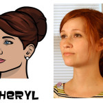 cheryl 150x150 The Real Models for the Characters of Archer