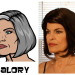 malory 150x150 The Real Models for the Characters of Archer